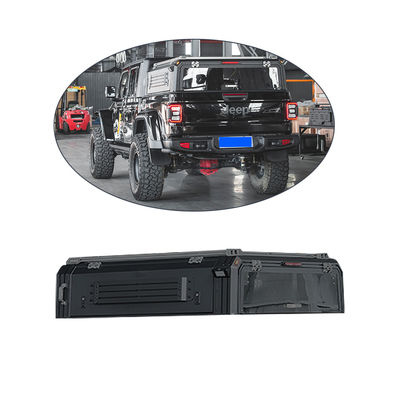อลูมิเนียมสกัดรถบรรทุก ผ้าคลุมเตียง พิกอัพ Tonneau ปิดบัง ผ้าคลุมเตียงสูง สําหรับ Jeep Gladiator