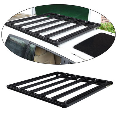 หลังคาติดตั้ง 4X4 Land Cruiser รากรถไฟฟ้าหลังคาระดับต่ําสําหรับกระเป๋าเดินทางหลังคาสั้นของ Toyota