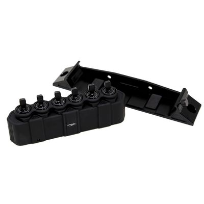ISO9001 2015 ได้รับการรับรอง 6 Gang อลูมิเนียม Rocker Switch Panel สําหรับ Auto Parts Wireless Control