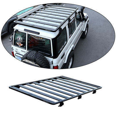 LC76 หลังคา Mount Cargo Carrier Basket ด้วยการออกแบบที่โดดเด่นและโลโก้ของแลนเดส