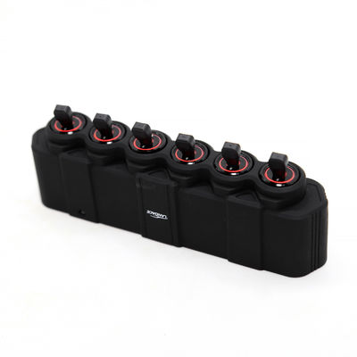 2023 อลูมิเนียมสลัดไร้สาย LED Light Controller 6-gang Switch Panel With Relay Car ใช้ OEM รับ