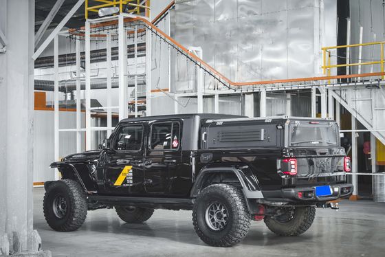 อลูมิเนียมสกัดรถบรรทุก ผ้าคลุมเตียง พิกอัพ Tonneau ปิดบัง ผ้าคลุมเตียงสูง สําหรับ Jeep Gladiator