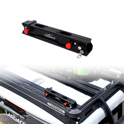 ปิดถนน อลูมิเนียมสกัดรถยนต์ธงสตูล Mount Bแร็คet 308*98.5*51.4mm จบ anodizing