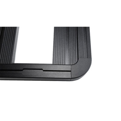 โปรแกรม OEM Low Profile Black ผง เสื้อโค้ทing Aluminum Extrusion หลังคา แร็ค สําหรับรถยนต์ 4WD
