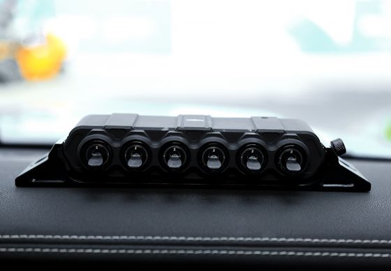 OEM 6 Rocker Switch Panel Roll Bar Mount อัลลูมิเนียมเหล็กผสมแอนโดด