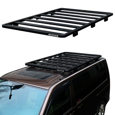 สีดํา Multivan crossbars กระเป๋าปลาตารางอัลลูมิเนียมสับสนธิ flat platform หลังคา แร็คs สําหรับ Volkswagon