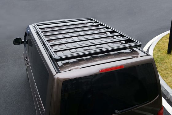 สีดํา Multivan crossbars กระเป๋าปลาตารางอัลลูมิเนียมสับสนธิ flat platform หลังคา แร็คs สําหรับ Volkswagon