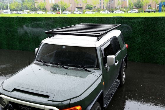 เสาอัลลูมิเนียมทั่วไป แร็ค หลังคาสําหรับ Toyota FJ Cruiser ทนทานและการติดตั้งทั่วไป