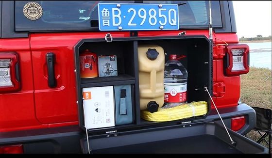 อุปกรณ์เสริมภายนอกสําหรับ Jeep Wrangler JK JL JT TANK 300 กล่องเก็บประตูหาง