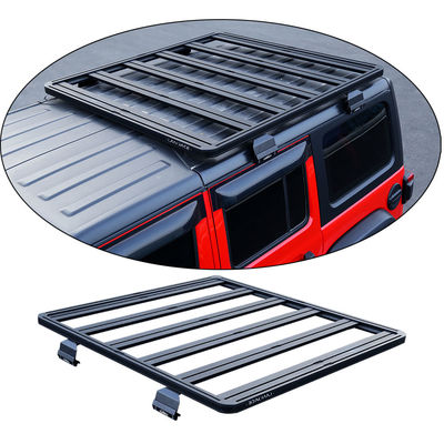 4X4 ถนน นักวิ่ง รากหลังคา อลูมิเนียม ปิดถนน เตียง แร็ค