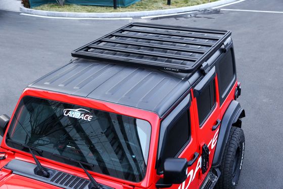 Jeep Wrangler JK JL อลูมิเนียมรถหลังคา แร็ค ด้วยขายดีที่สุด การติดตั้งง่าย