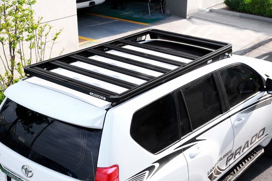 4x4 รางรถไฟฟ้าหลังคา OEM 4นักวิ่ง รางหลังคาสําหรับ Toyota Fortuner Land Cruiser