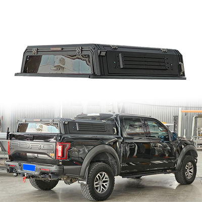 กันน้ํา Hardtop Canopy ฟอร์ด F150 ผ้าคลุมเตียง ไม่มีการติดตั้งเจาะ