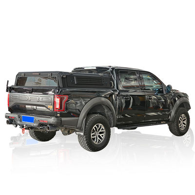 กันน้ํา Hardtop Canopy ฟอร์ด F150 ผ้าคลุมเตียง ไม่มีการติดตั้งเจาะ