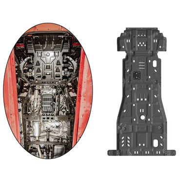 อัลลูมิเนียมสแตนดาร์ต รถยนต์ ปิดบัง Mudflap Skid Plate Protector สําหรับ D-MAX สีดํา