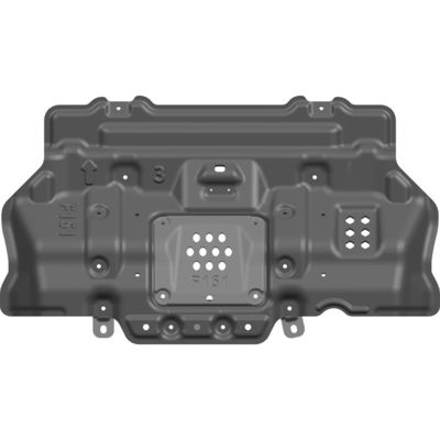 แผ่นสกิดเต็มสําหรับ Toyota Prado LC120 เครื่องย้ายเครื่องยนต์และชุดเรเดียเตอร์