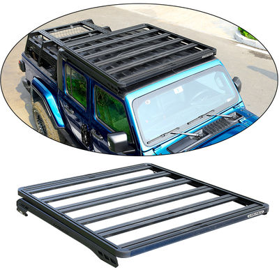 อัลลูมิเนียมสากล 4x4 อุปกรณ์เสริม รถบรรทุก รากหลังคาสําหรับรถยนต์เจป JT รากกระเป๋าเดินทาง