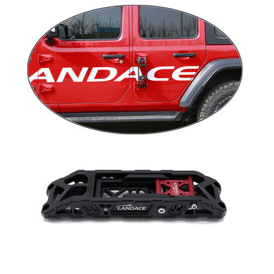 การวางประตูข้าง อลูมิเนียมสกัดสกัดปิดข้อมือสําหรับ Jeep Wrangler JL JK Hard Anodizing