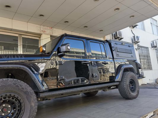 อุปกรณ์เสริมรถยนต์แบบแข็ง Gladiator JT อลูมิเนียม 4x4 Pickup Truck ปิดบัง เตียง Hardtop กันน้ํา Canopy สําหรับรถยนต์จิ๊ป