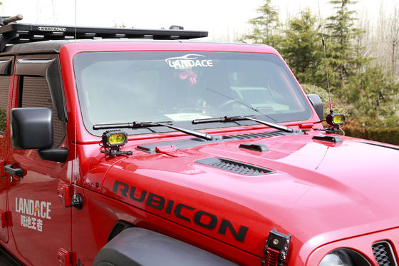 CNC สีดํา อัลลูมิเนียม อัลลูมิเนียม อานเตนน่า ฐานปกสําหรับ Jeep Wrangler JK การติดตั้งไร้ปัญหา