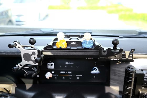 หน่วยรับมือโทรศัพท์มือถือรถยนต์ Telescopic Rod มหาฟังก์ชันสูงสําหรับ Jeep Wrangler JL JK
