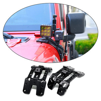 แรง Anodizing อลูมิเนียมสกัดรถยนต์ขับรถเบาปรับรองสําหรับ Jeep Wrangler JL