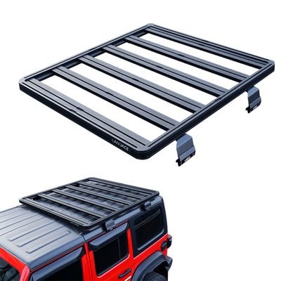 4x4 หลังคา แร็ค Gutter Mount สากล Car หลังคา Carrier Luggage สําหรับรถยนต์จีป วรานกลเลอร์ JL
