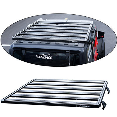 4x4 หลังคา แร็ค Gutter Mount สากล Car หลังคา Carrier Luggage สําหรับรถยนต์จีป วรานกลเลอร์ JL