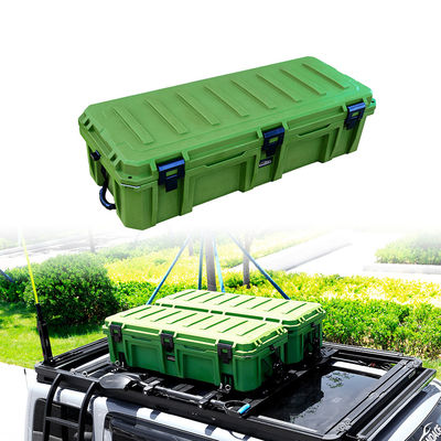 พาวเดอร์โค้ท ปลาย 1230*480*350mm หนักภาระ หลังคา แร็ค กล่องเก็บของสําหรับหลังคารถ