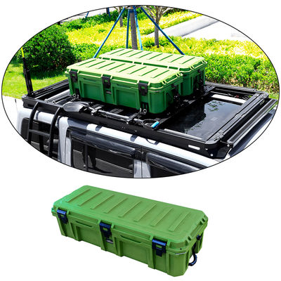 พาวเดอร์โค้ท ปลาย 1230*480*350mm หนักภาระ หลังคา แร็ค กล่องเก็บของสําหรับหลังคารถ