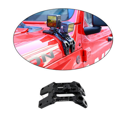 แสงบราคเกต A-Pillar ระบบแสงบูรณาการ Antenna Holder และ Go Pro Mount สําหรับ Jeep JL