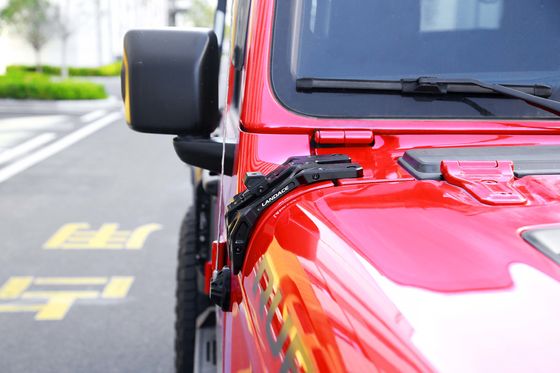 แสงบราคเกต A-Pillar ระบบแสงบูรณาการ Antenna Holder และ Go Pro Mount สําหรับ Jeep JL