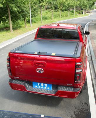 ผ้าคลุมเตียงรถบรรทุก Great Wall Pick Up พร้อมวัสดุเหล็กอัลลูมิเนียมและการออกแบบพับ