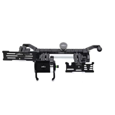 สีดํา Anodizing อลูมิเนียม Guide Rail สําหรับ Jeep Wrangler JL บน Dashboard ตําแหน่งการติดตั้ง