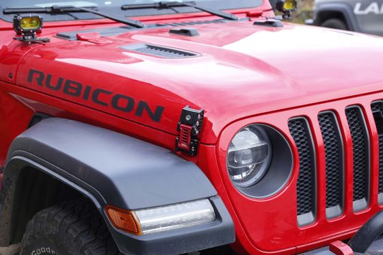 อลูมิเนียม Jeep Wrangler Jl Hood Lock OEM Jk Locking Hood Latch