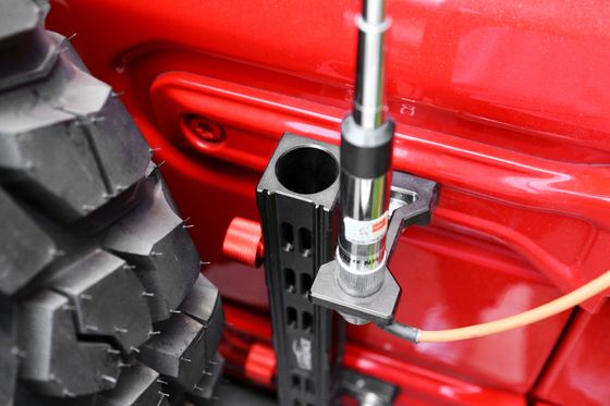 จับรถยนต์ทั่วไปสําหรับ Jeep Wrangler 4x4 ปิดถนน อลูมิเนียม Flagpole Antenna Bแร็คet