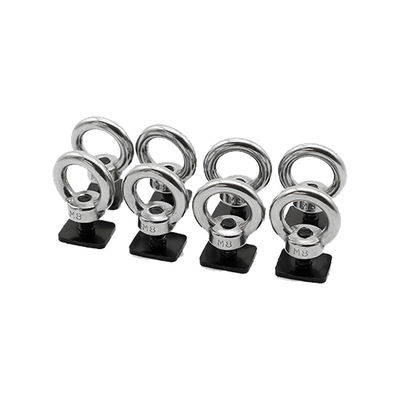 มหาวิทยาลัย สีดํา สแตนเลส ตา Bolt ตา Nut สําหรับ 4x4 กระเป๋าเดินทาง หลังคา แร็ค