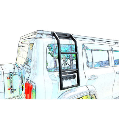 ถัง 300 500 SUV อุปกรณ์เสริม 4x4 Offถนน Side Ladder หลังคา Side Ladder สําหรับปี 2020
