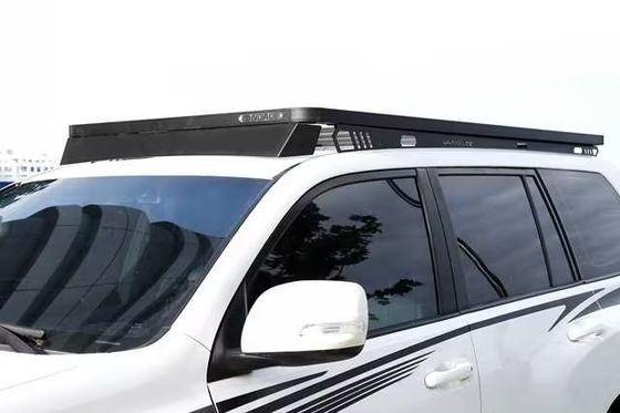 1400*1320*55MM รากหลังคาสีดําสําหรับ Jeep Wrangler JL JK Toyota Land Cruiser และอื่นๆ