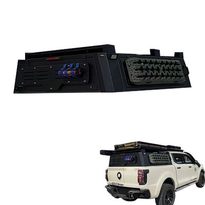 27 กิโลกรัม สีดํา แอลลูมิเนียมสกัด รางนอนต่ํา สําหรับ GWM POER Pick Truck หลังครอบรถ