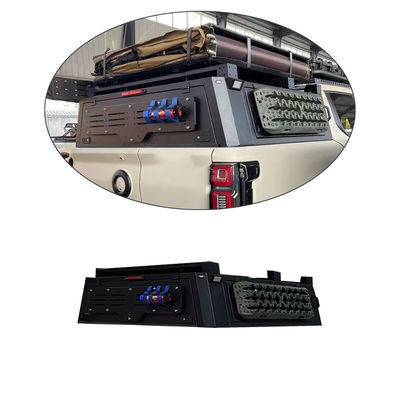 27 กิโลกรัม สีดํา แอลลูมิเนียมสกัด รางนอนต่ํา สําหรับ GWM POER Pick Truck หลังครอบรถ