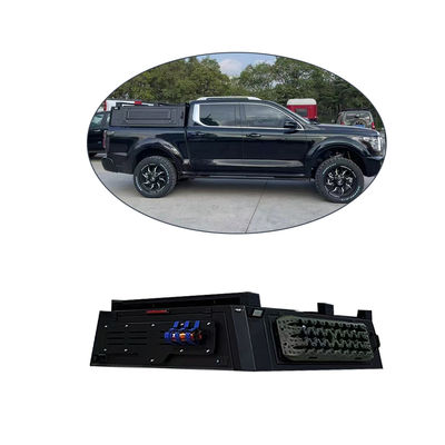 27 กิโลกรัม สีดํา แอลลูมิเนียมสกัด รางนอนต่ํา สําหรับ GWM POER Pick Truck หลังครอบรถ