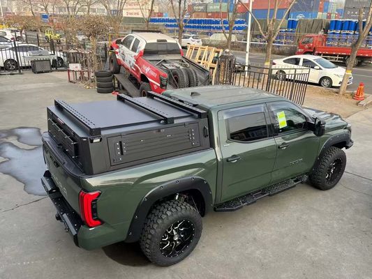 เครื่องบรรทุก Tonneau กันน้ํา อลูมิเนียม ปิดบัง สําหรับ Toyota Tundra เครื่องบรรทุก Offถนน