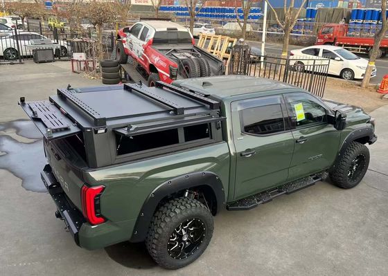 เครื่องบรรทุก Tonneau กันน้ํา อลูมิเนียม ปิดบัง สําหรับ Toyota Tundra เครื่องบรรทุก Offถนน