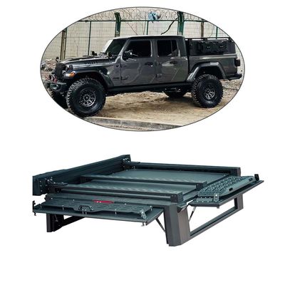 2019- Jeep Gladiator Hardtop Topper Canopy Truck ระบบเตียงเตียงพร้อมปกแบบแข็ง