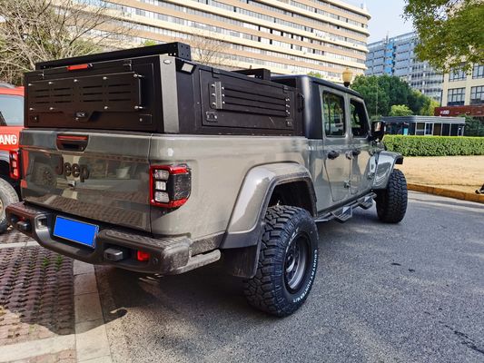 2019- Jeep Gladiator Hardtop Topper Canopy Truck ระบบเตียงเตียงพร้อมปกแบบแข็ง