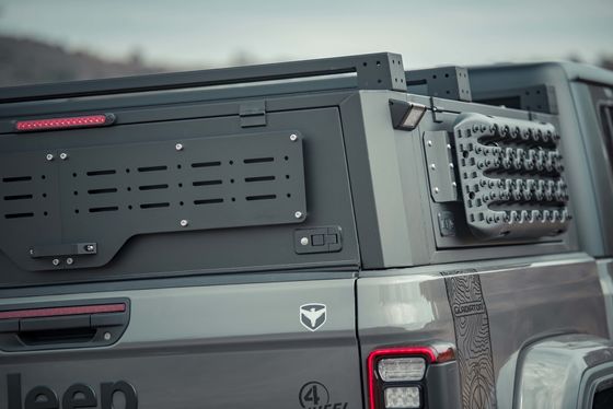 2019- Jeep Gladiator Hardtop Topper Canopy Truck ระบบเตียงเตียงพร้อมปกแบบแข็ง