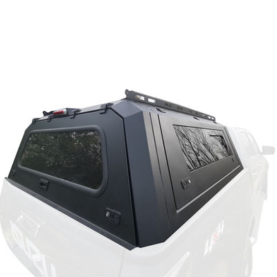 Jeep Gladiator Pickup Truck เตียง Canopy Topper ในสีดําสูง