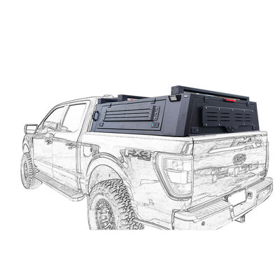 ขนาด 27 กิโลกรัม ปิดถนน 4x4 Pickup Truck เตียง Canopy Topper สําหรับ Jeep Gladiator F150 Toyota Tacoma
