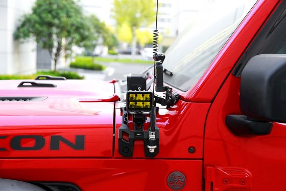 OEM ยอมรับ สะสมอลูมิเนียมสูง LED ไดรฟิ้งไลท์ Bแร็คet ม้าเสาสําหรับ Jeep JL